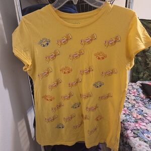 Made U Look Women's Bubble Gum Yellow Graphic T-Shirt